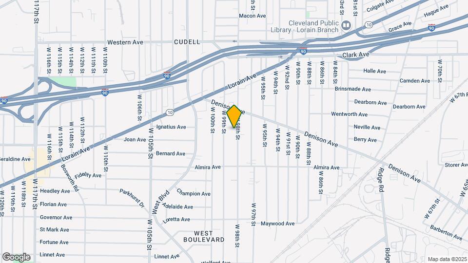 3284 W 98th St Map and Location Details