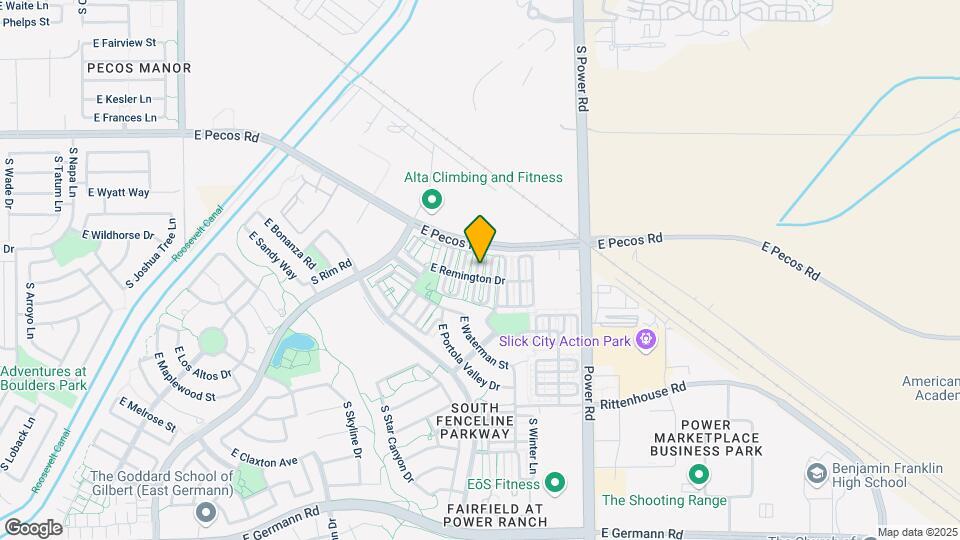3485 S Seneca Way Map and Location Details