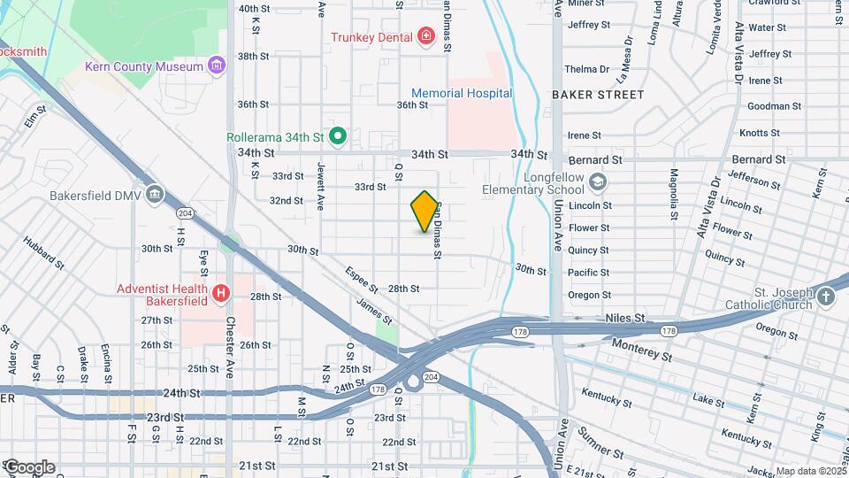 626 30th St Map and Location Details