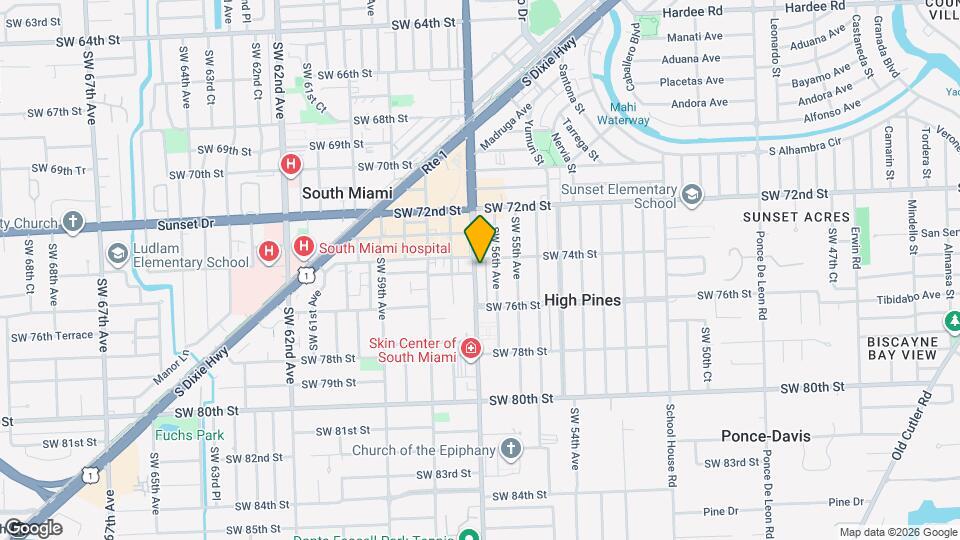 7440 SW 56th Ct Map and Location Details