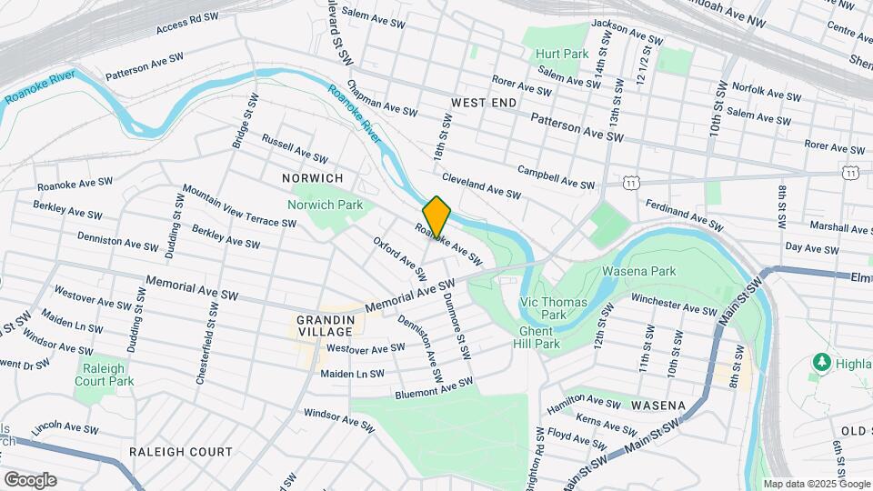 Grandin Apartment Map and Location Details