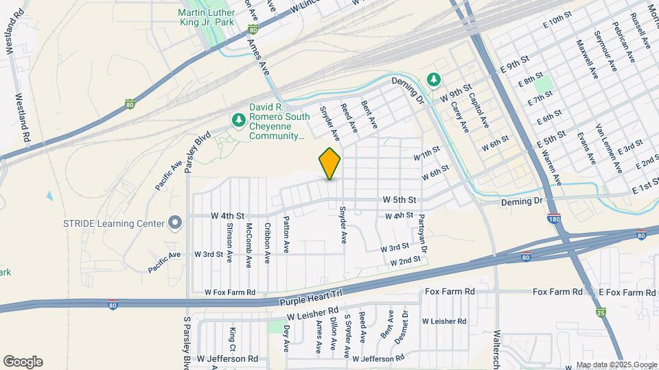 923 W 6th St Map and Location Details
