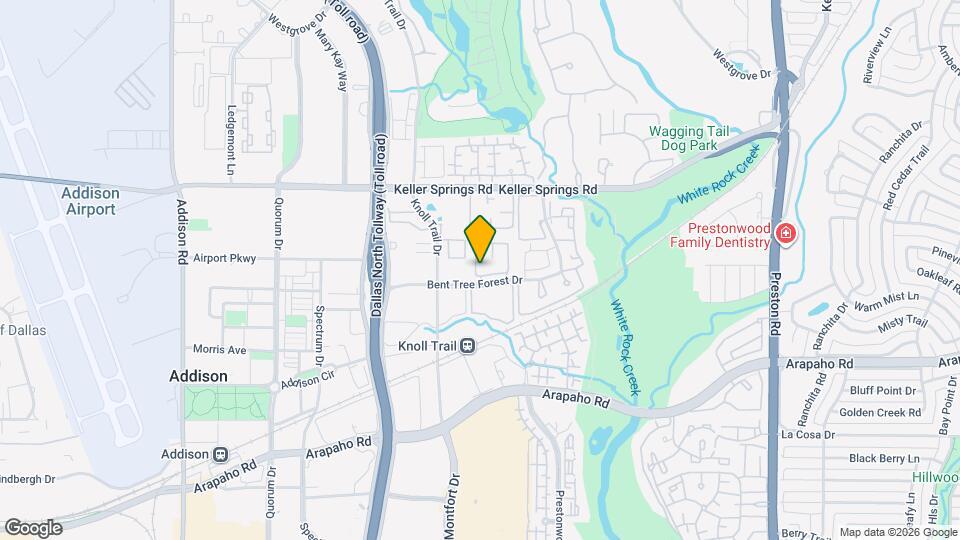 5335 Bent Tree Forest Dr, Unit #258 Map and Location Details