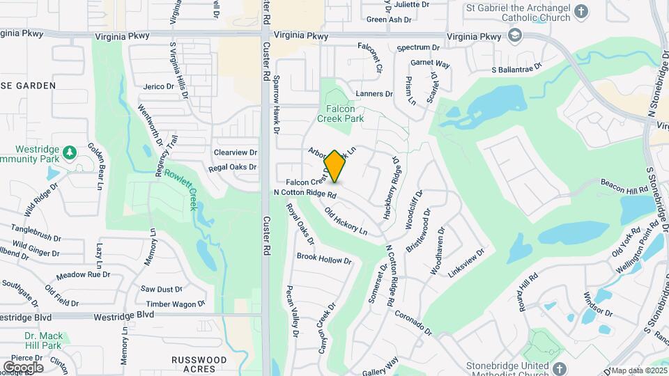 8609 Forsythia Dr Map and Location Details