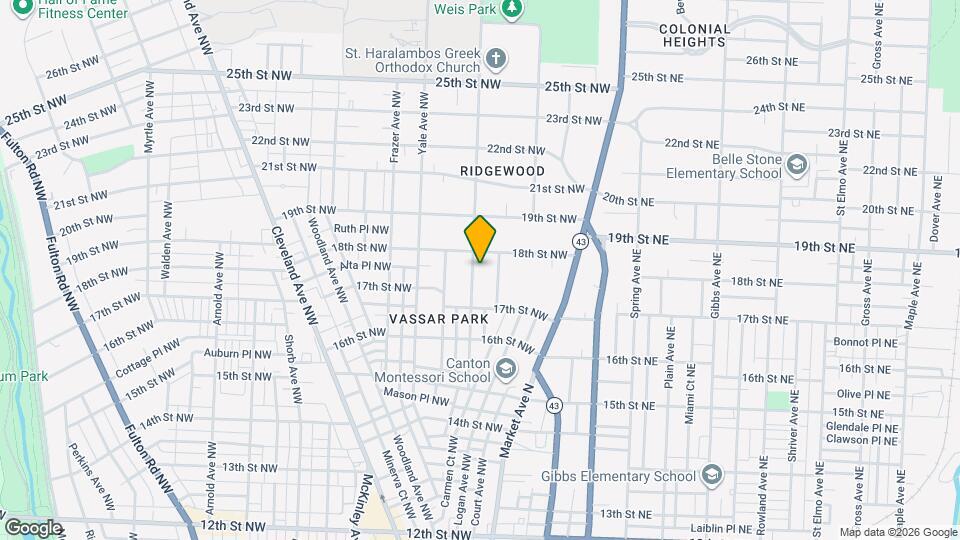 1740 Harvard Ave NW Mapa y Detalles de la Ubicación