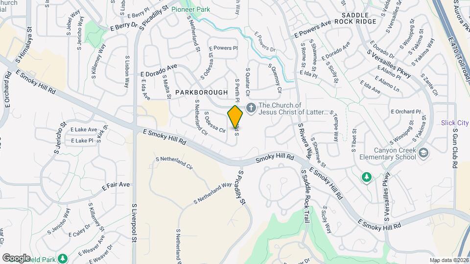 6003 S Perth St Map and Location Details