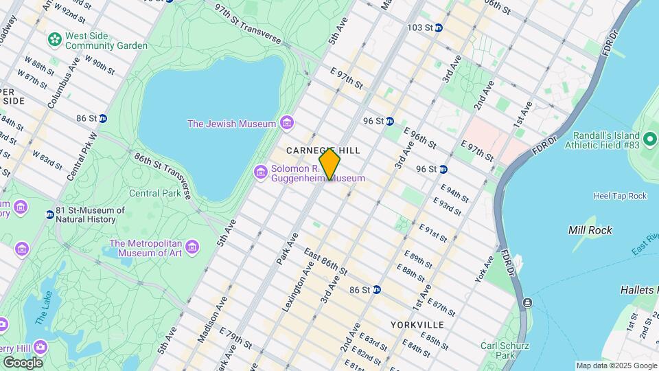 1125 Park Ave Map and Location Details