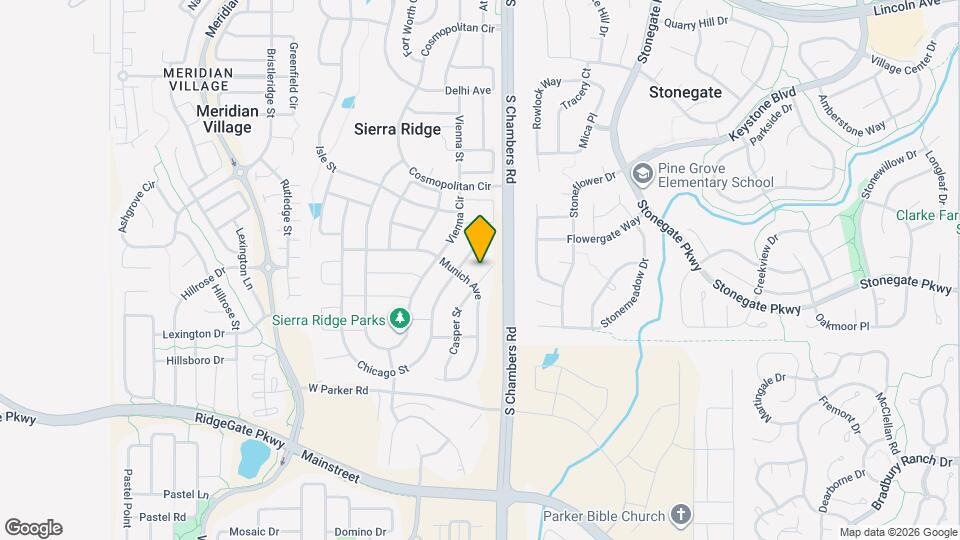 10553 Casper Pl Map and Location Details