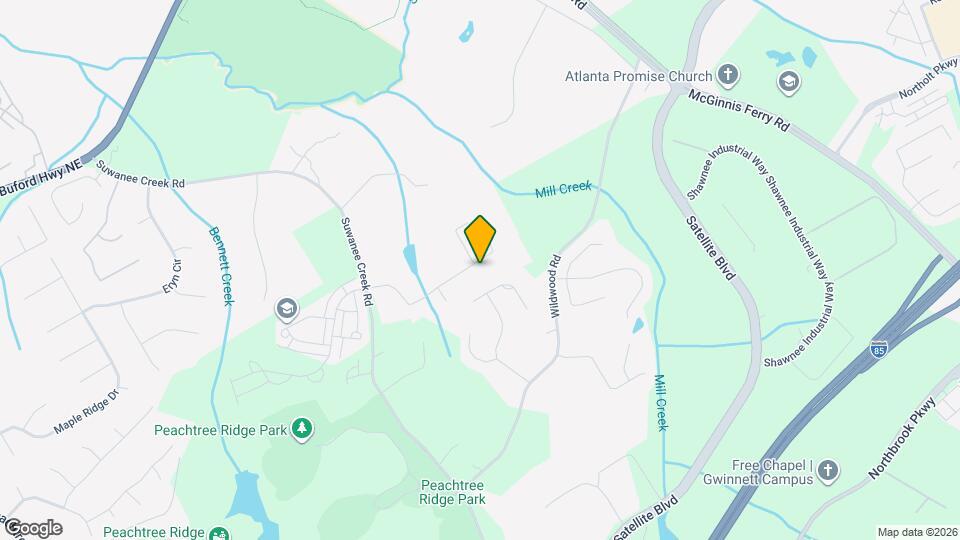 1090 Swan Mill Ct Mapa y Detalles de la Ubicación