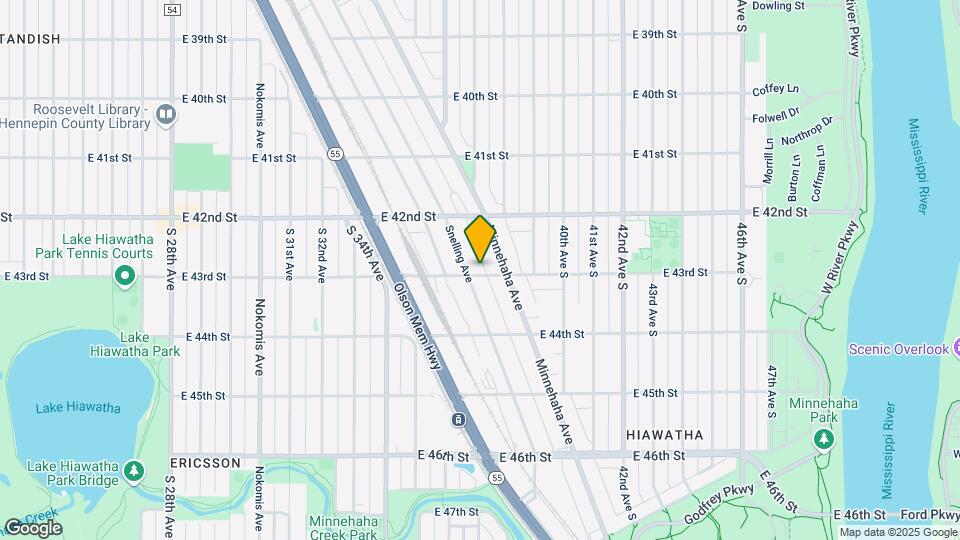 3710 E 43rd St Map and Location Details