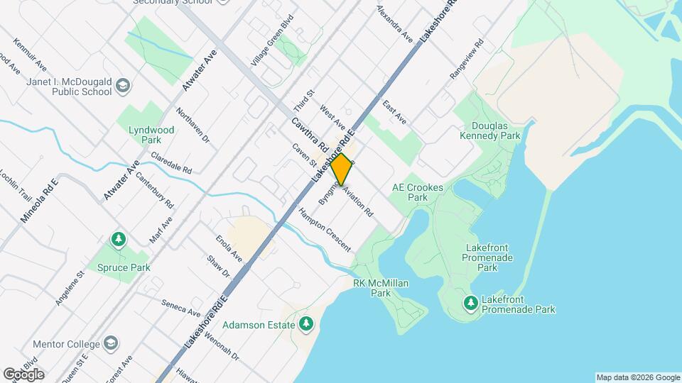 940 Aviation Rd Map and Location Details