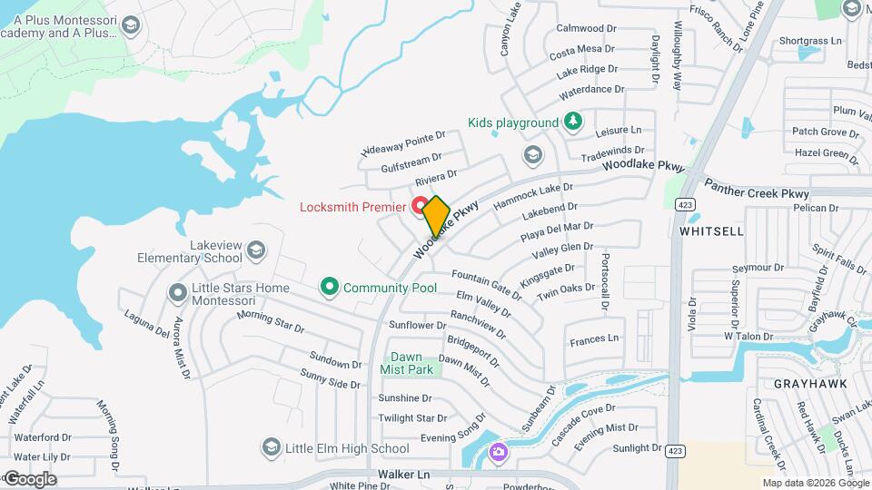 2405 Hammock Lake Dr Map and Location Details