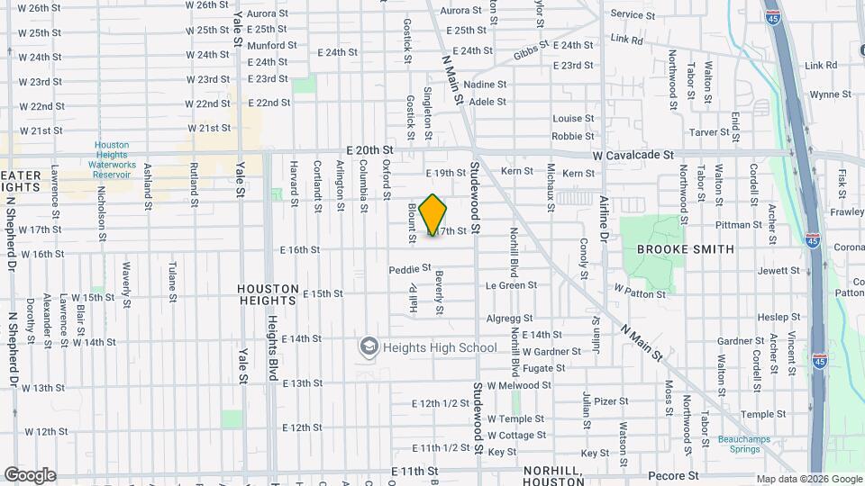 721 E 16th St Map and Location Details