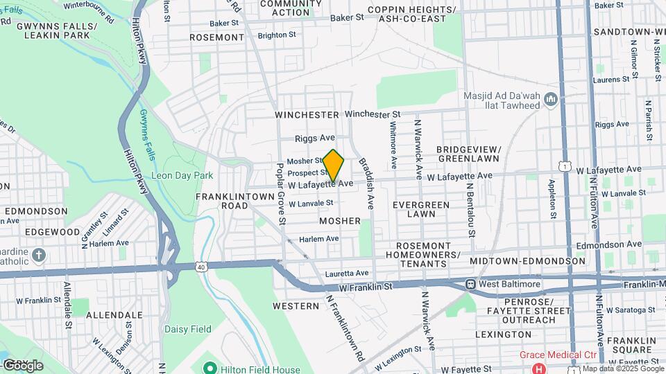 2715 W Lafayette Ave Map and Location Details