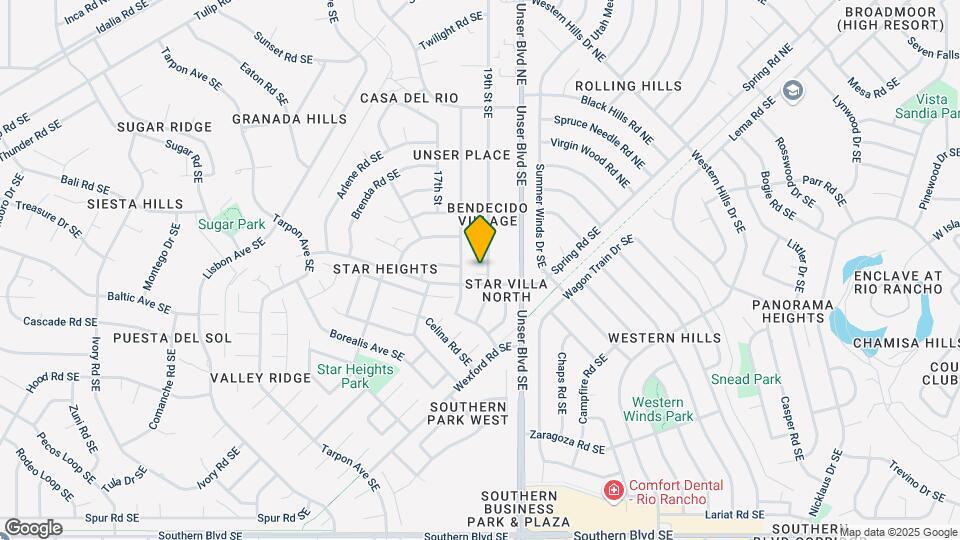1891 Sunrise Ln Map and Location Details