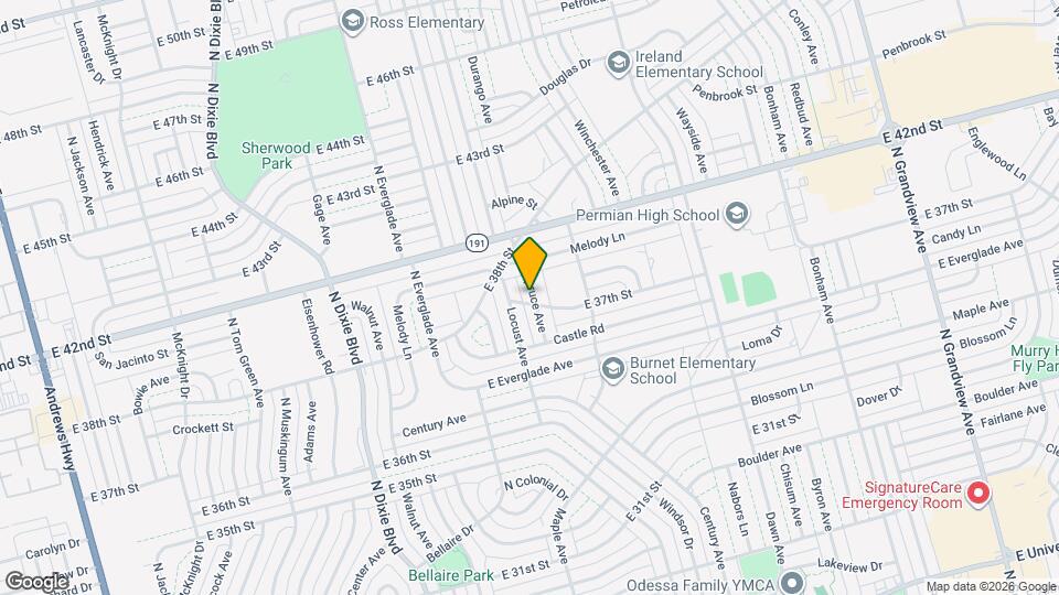 3701 Spruce Ave Map and Location Details