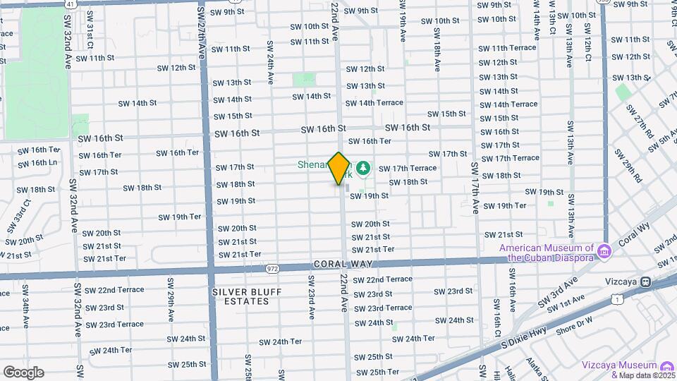 1814 SW 22nd Ave Map and Location Details