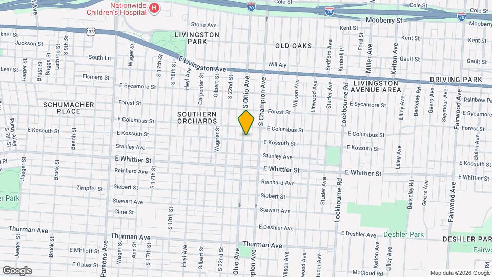 962 S Ohio Ave Mapa y Detalles de la Ubicación