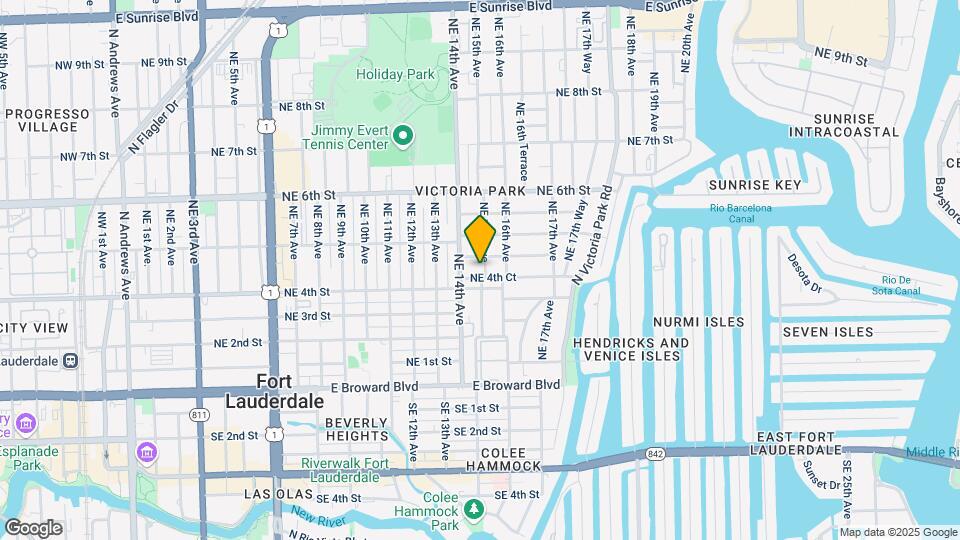 417 NE 15th Ave, Unit 108 Map and Location Details