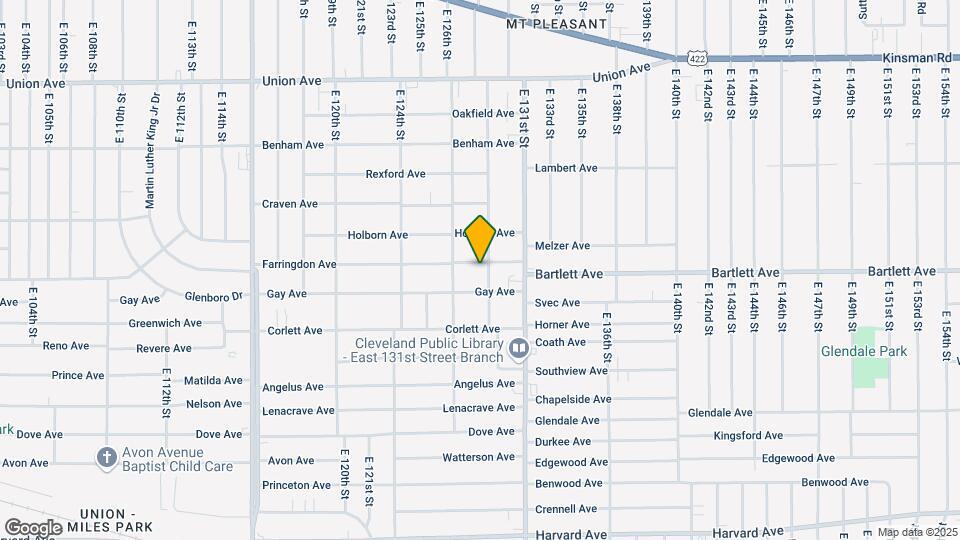 12808 Farringdon Ave Map and Location Details