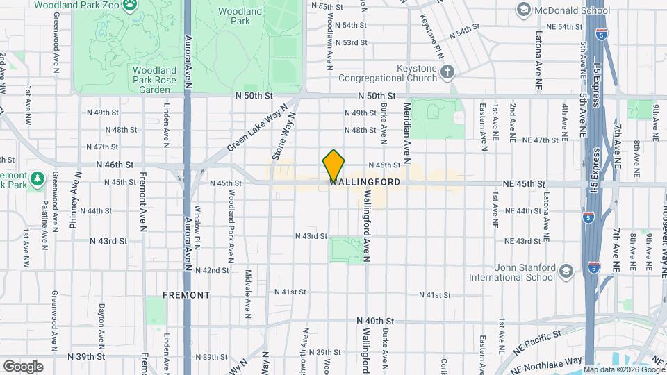 1601 N 45th St Map and Location Details