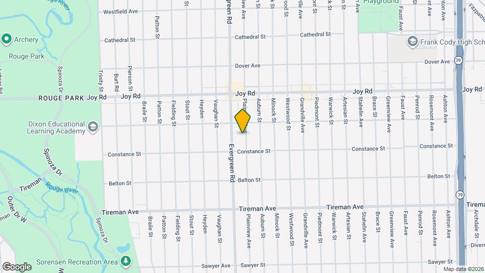 8461 Plainview Ave Map and Location Details