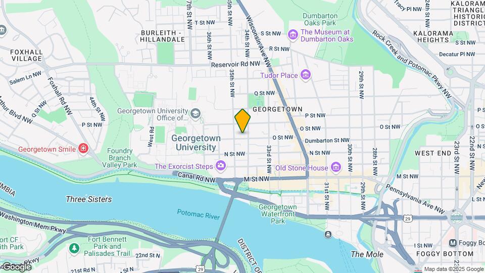 3409 O St NW Map and Location Details