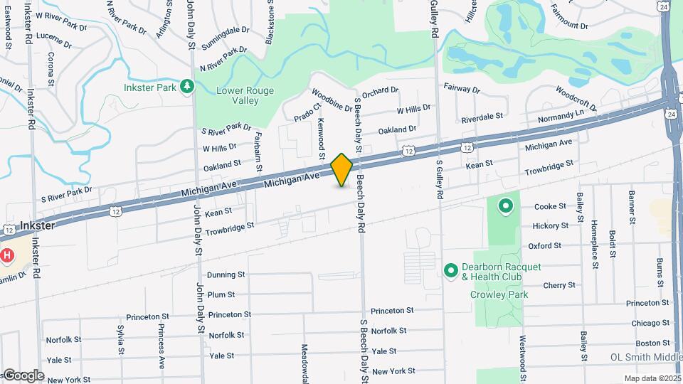 25911 Michigan Ave Mapa y Detalles de la Ubicación