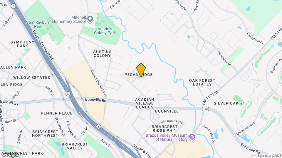 3611 Comanche Map and Location Details