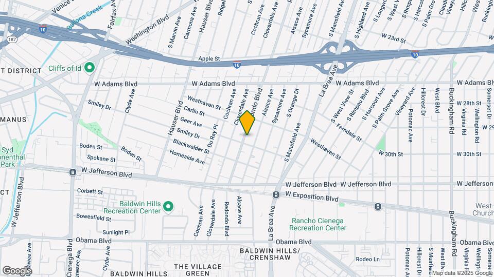 2744 S Redondo Blvd Map and Location Details