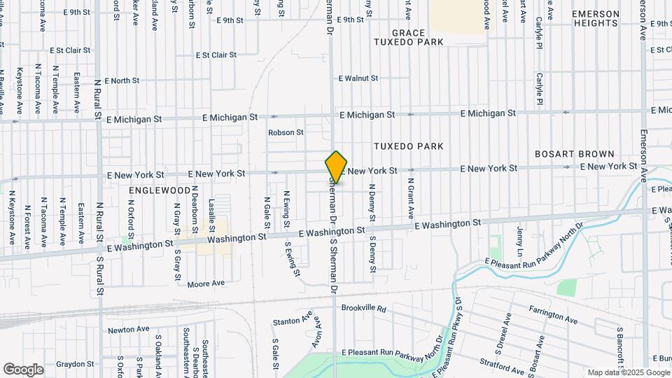105 N Sherman Dr Map and Location Details