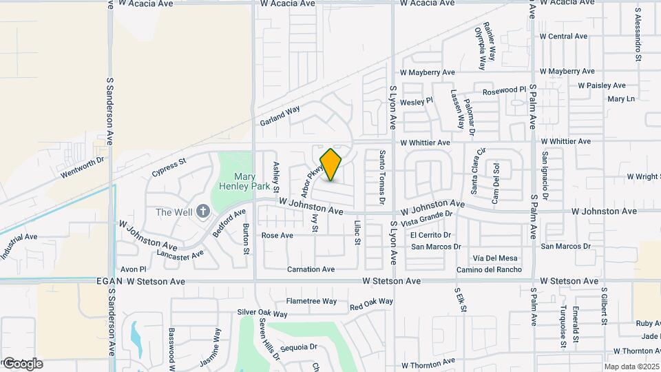 2257 Oak Ave Map and Location Details