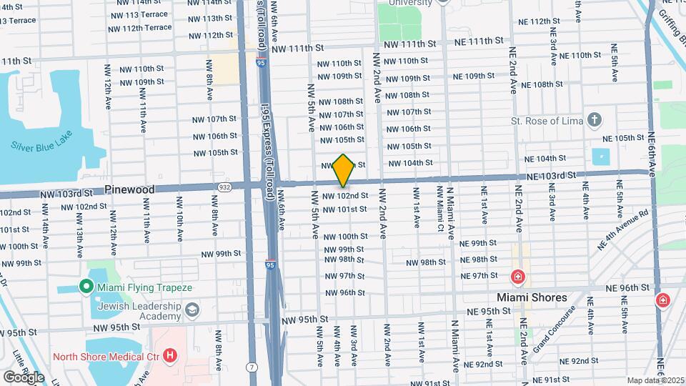 315 NW 102nd St Mapa y Detalles de la Ubicación