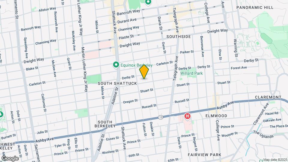 2223 Ward St Map and Location Details