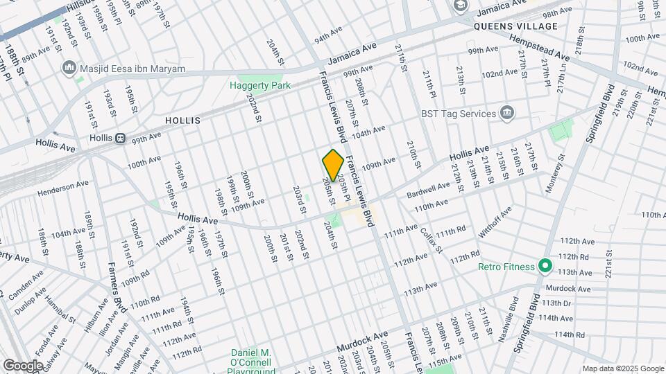 109-11-111 205th St Map and Location Details