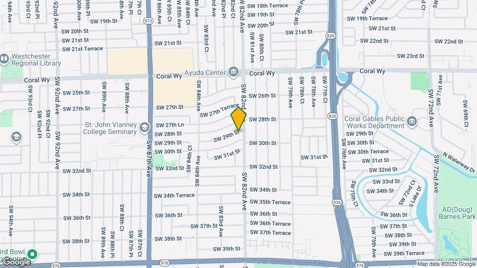 8210 SW 29th St Map and Location Details