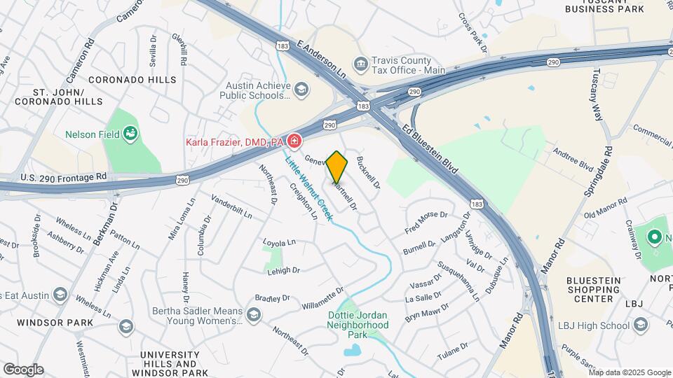 7302 Hartnell Dr Map and Location Details