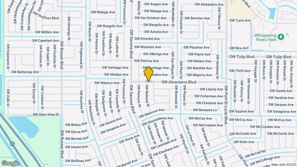 3601 SW Ballweg St Map and Location Details