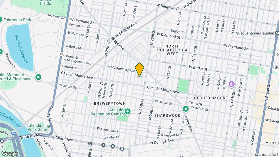 1729 N Bambrey St Map and Location Details