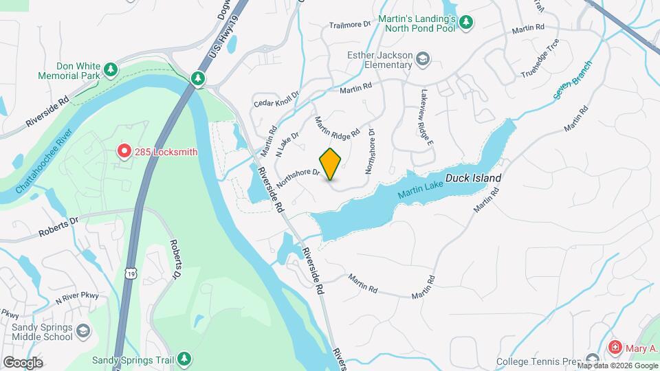 1145 Northshore Dr Map and Location Details