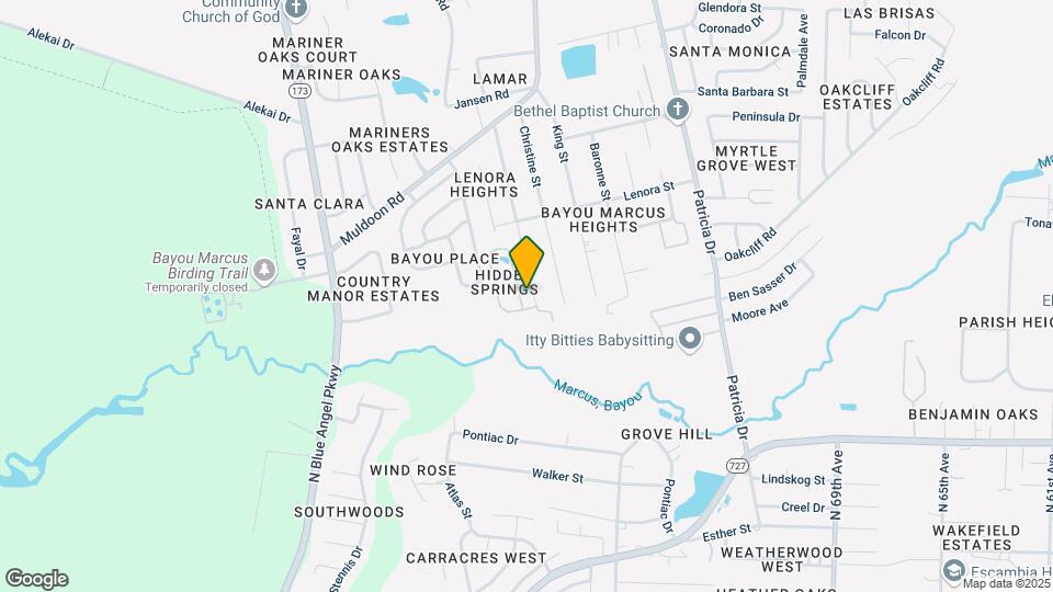 2707 Donley St Map and Location Details