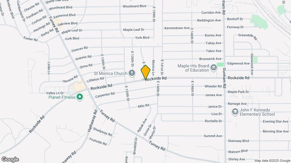 13712 Rockside Rd Map and Location Details