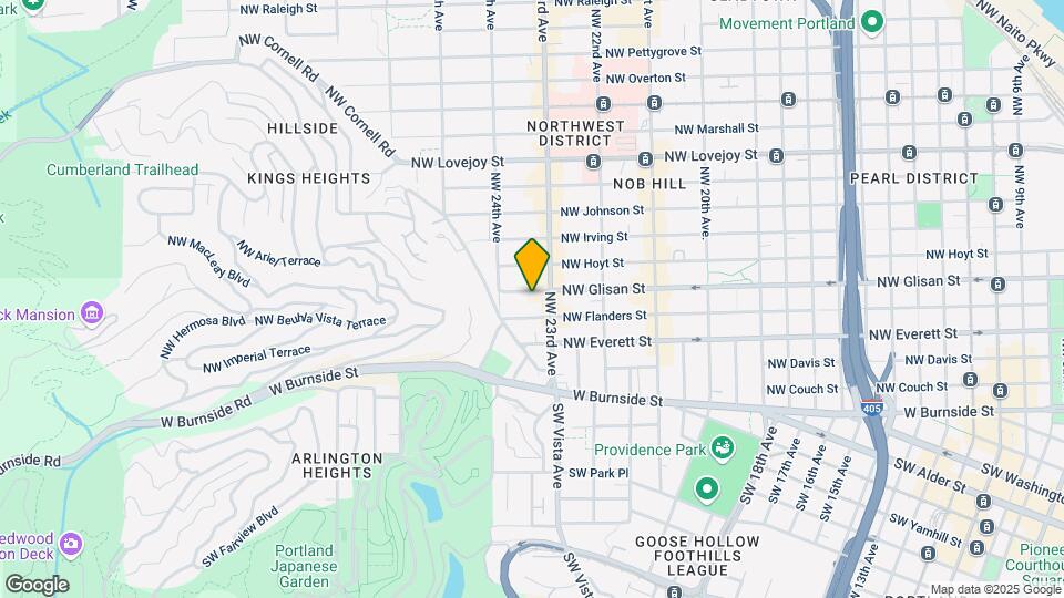 2328 NW Glisan St Map and Location Details