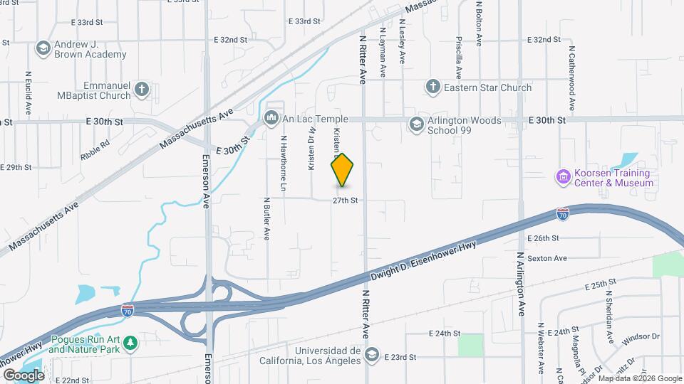 2703 Kristen Dr E Map and Location Details