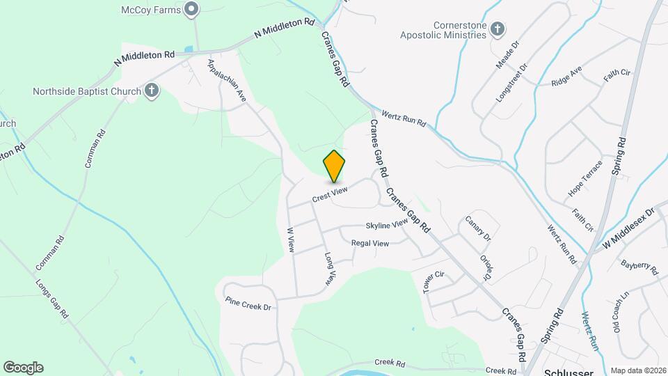 42 Crest View Map and Location Details