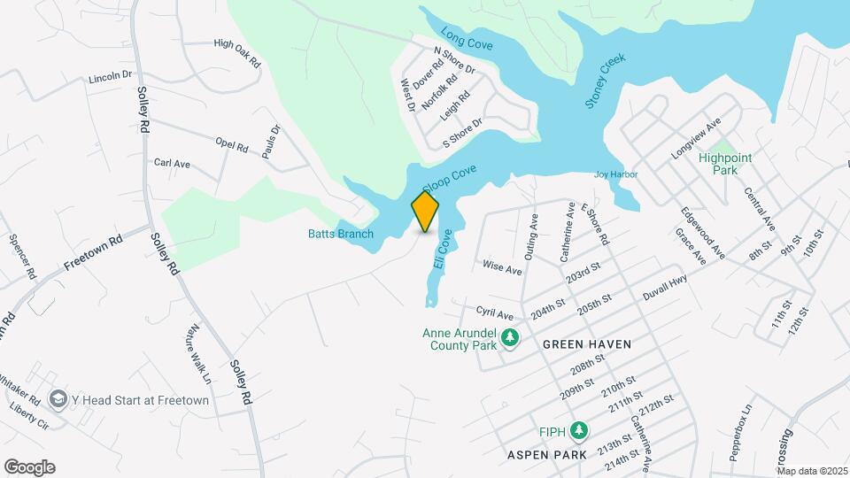 781 Powhatan Beach Rd Map and Location Details