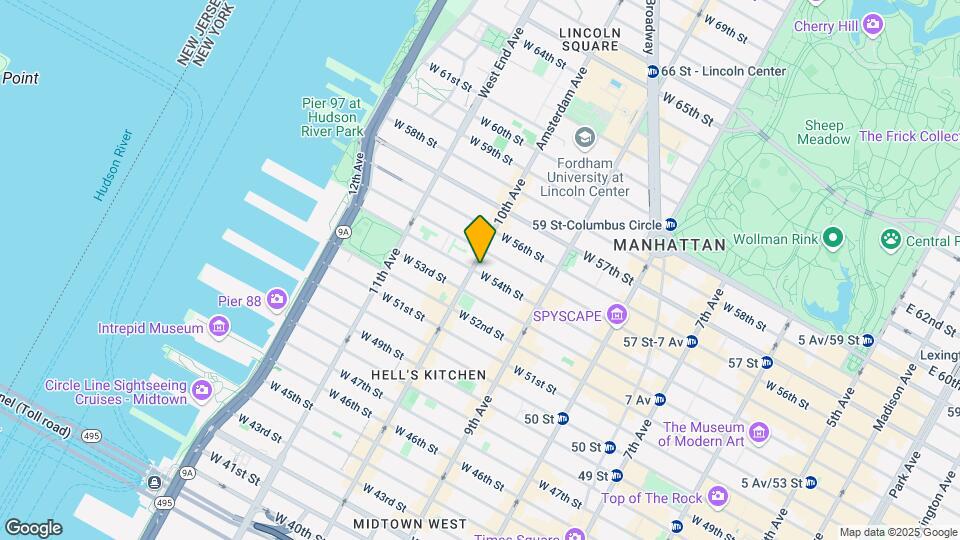 812 Tenth Ave Map and Location Details
