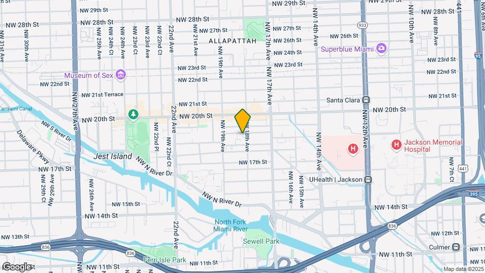 1820 NW 19th St Map and Location Details