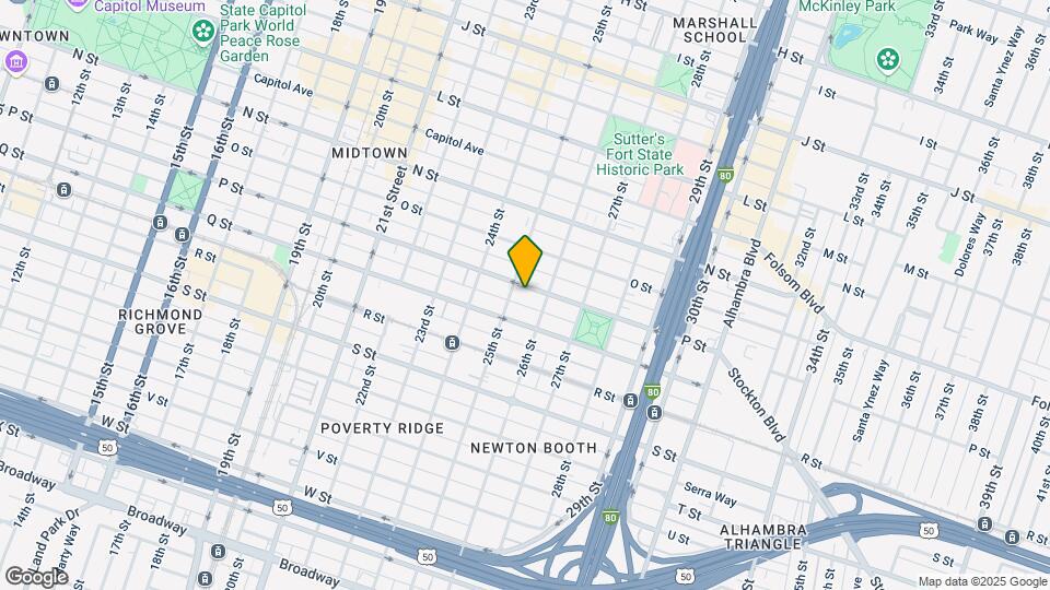 2510 P St Map and Location Details
