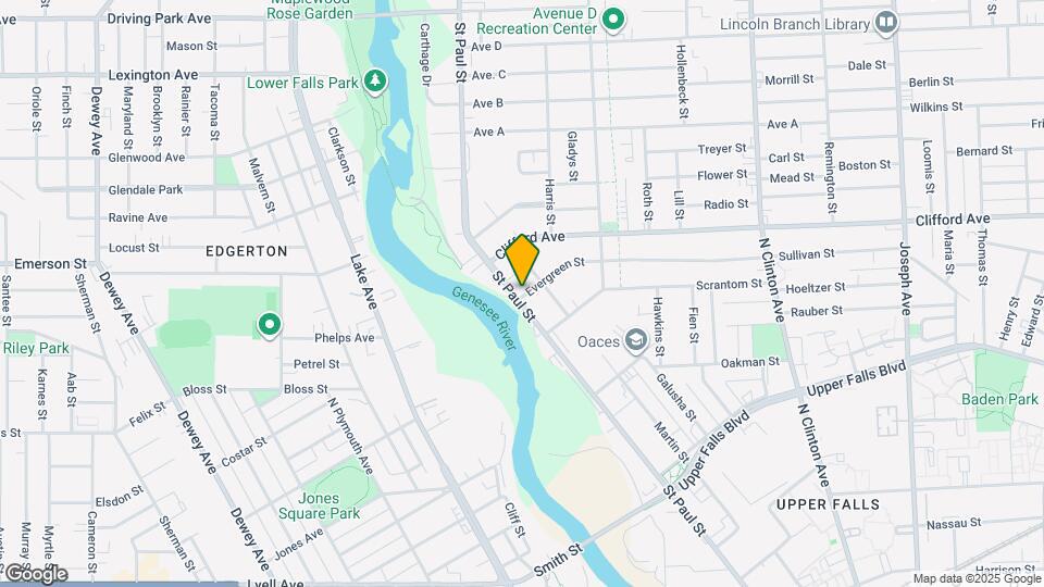 950 St Paul St Map and Location Details